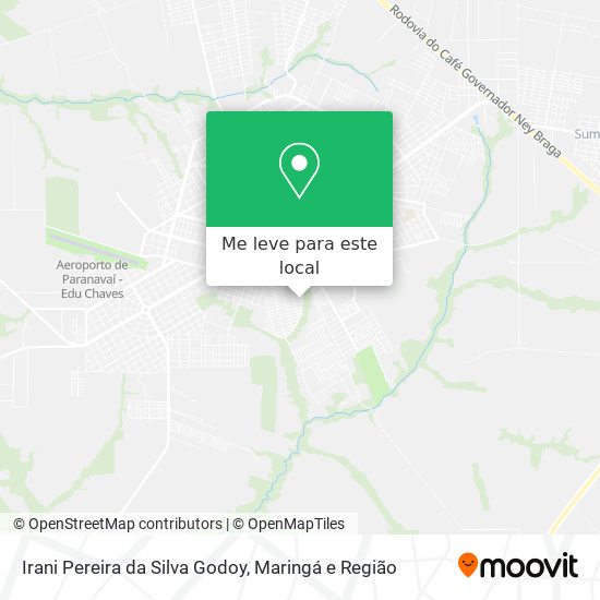 Irani Pereira da Silva Godoy mapa