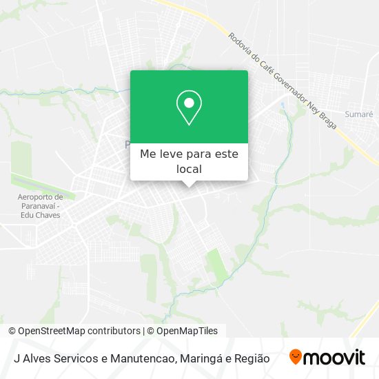 J Alves Servicos e Manutencao mapa