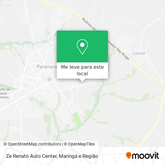 Ze Renato Auto Center mapa