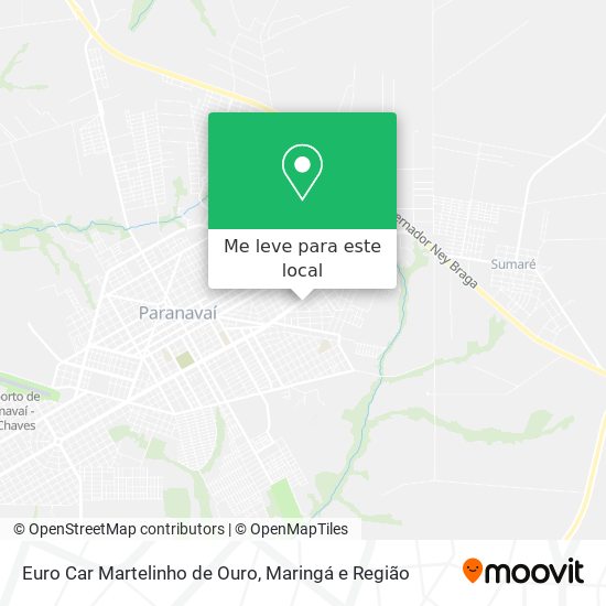 Euro Car Martelinho de Ouro mapa