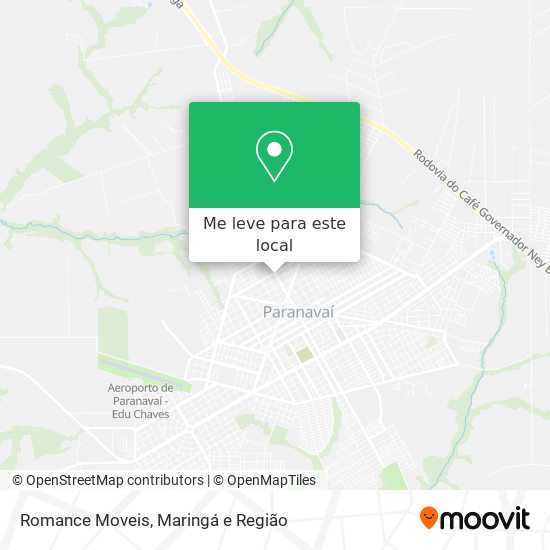 Romance Moveis mapa