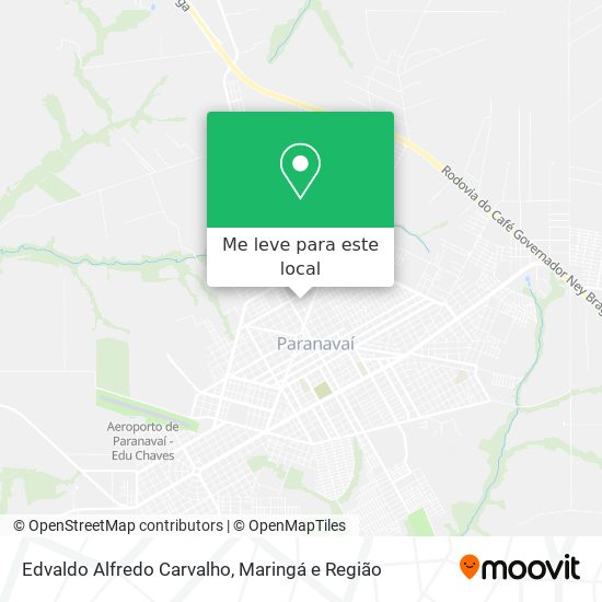 Edvaldo Alfredo Carvalho mapa