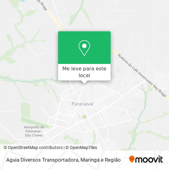 Aguia Diversos Transportadora mapa