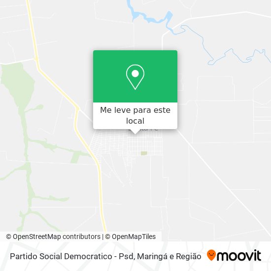 Partido Social Democratico - Psd mapa