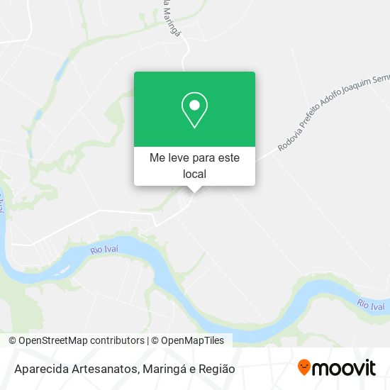 Aparecida Artesanatos mapa