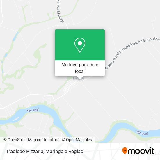 Tradicao Pizzaria mapa