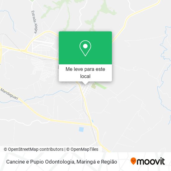 Cancine e Pupio Odontologia mapa