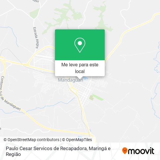 Paulo Cesar Servicos de Recapadora mapa
