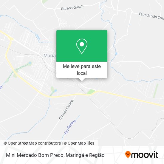 Mini Mercado Bom Preco mapa