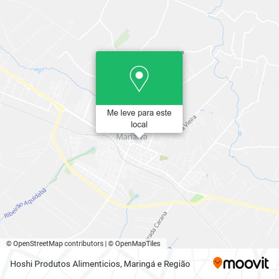 Hoshi Produtos Alimenticios mapa