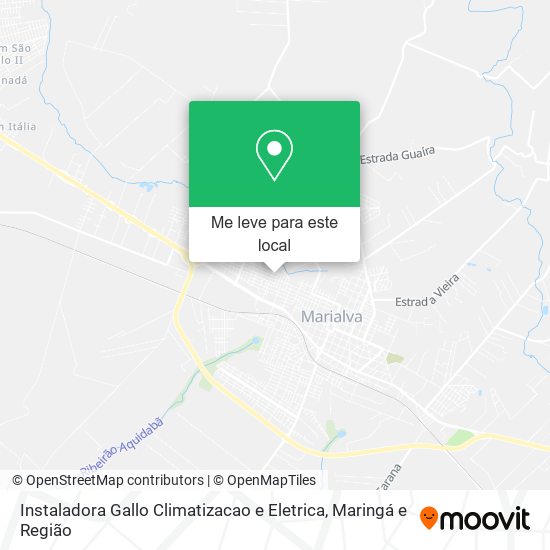 Instaladora Gallo Climatizacao e Eletrica mapa