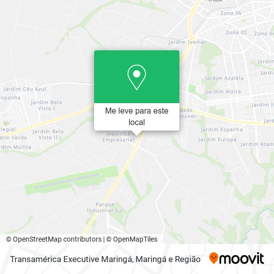 Transamérica Executive Maringá mapa