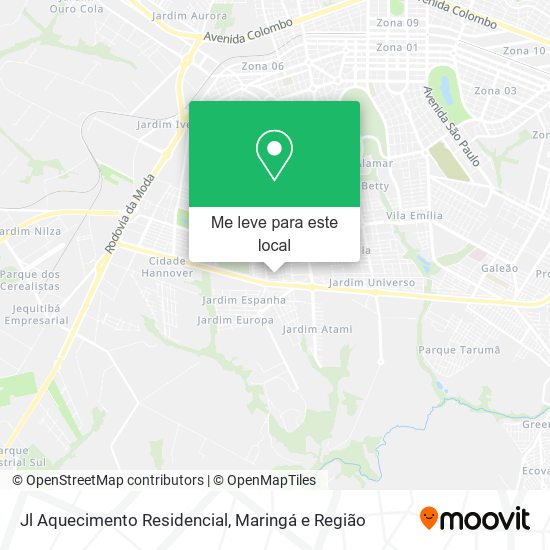 Jl Aquecimento Residencial mapa