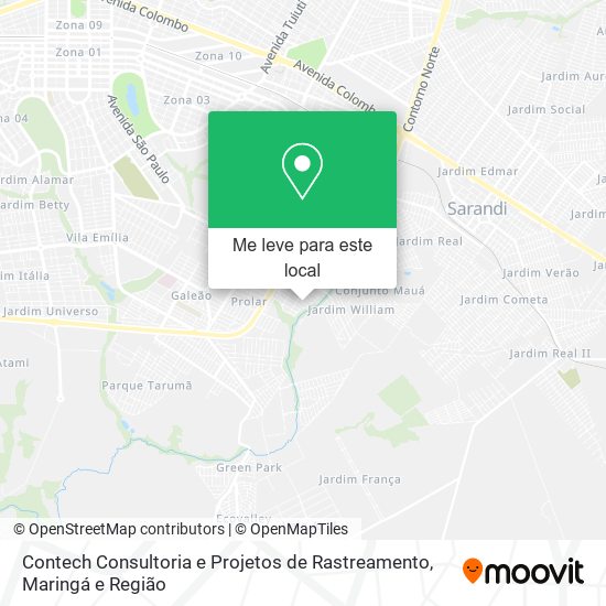 Contech Consultoria e Projetos de Rastreamento mapa