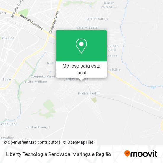 Liberty Tecnologia Renovada mapa