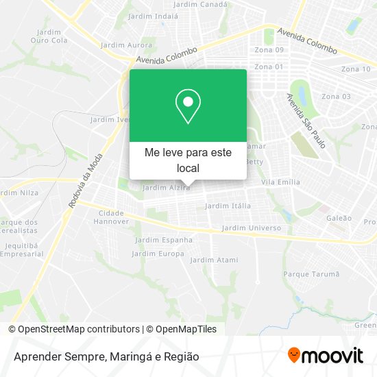 Aprender Sempre mapa