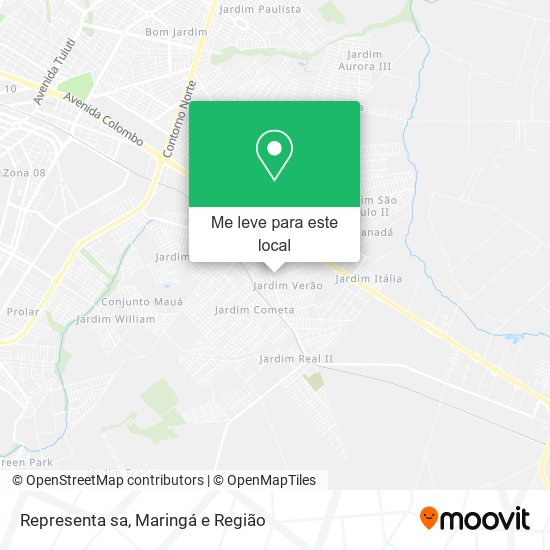 Representa sa mapa