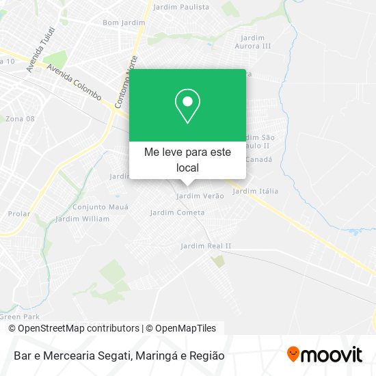 Bar e Mercearia Segati mapa