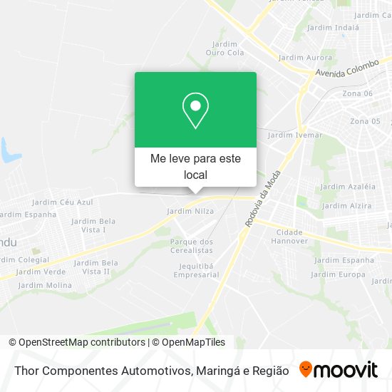 Thor Componentes Automotivos mapa