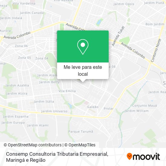 Consemp Consultoria Tributaria Empresarial mapa