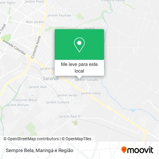 Sempre Bela mapa