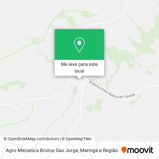 Agro Mecanica Brutos Sao Jorge mapa