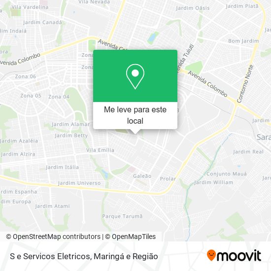 S e Servicos Eletricos mapa