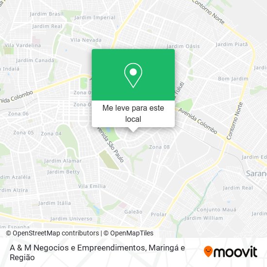 A & M Negocios e Empreendimentos mapa