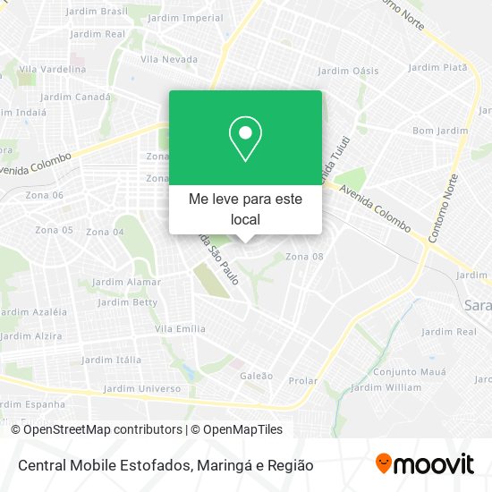Central Mobile Estofados mapa