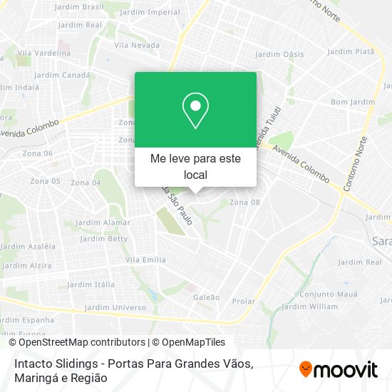 Intacto Slidings - Portas Para Grandes Vãos mapa