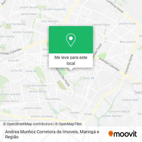 Andrea Munhoz Corretora de Imoveis mapa