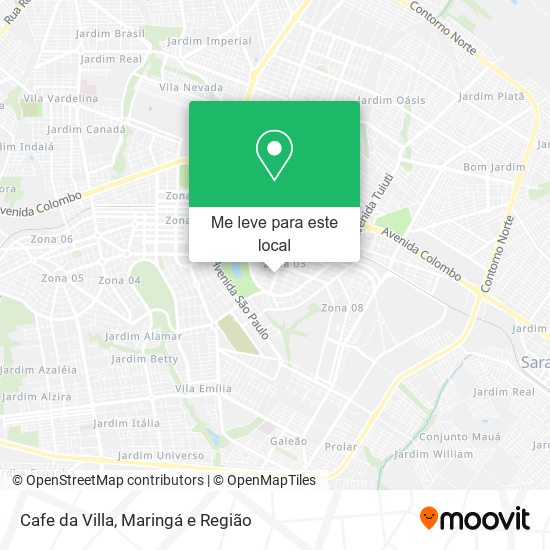 Cafe da Villa mapa