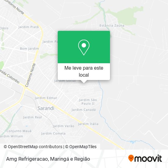 Amg Refrigeracao mapa