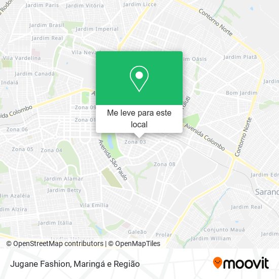 Jugane Fashion mapa