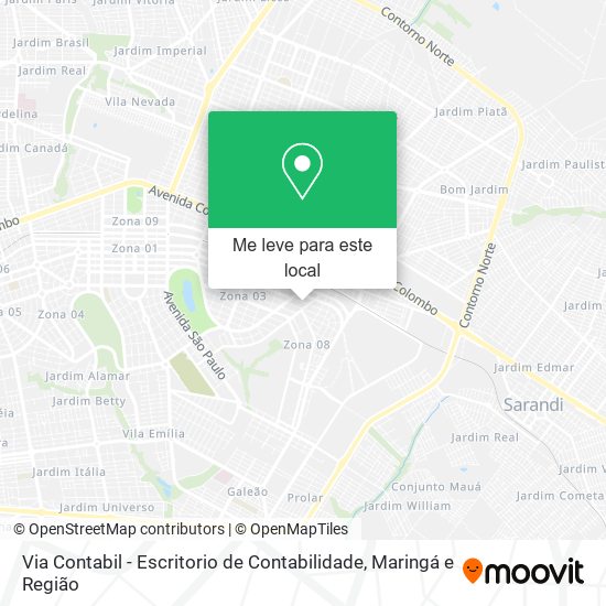 Via Contabil - Escritorio de Contabilidade mapa