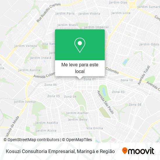 Kosuzi Consultoria Empresarial mapa