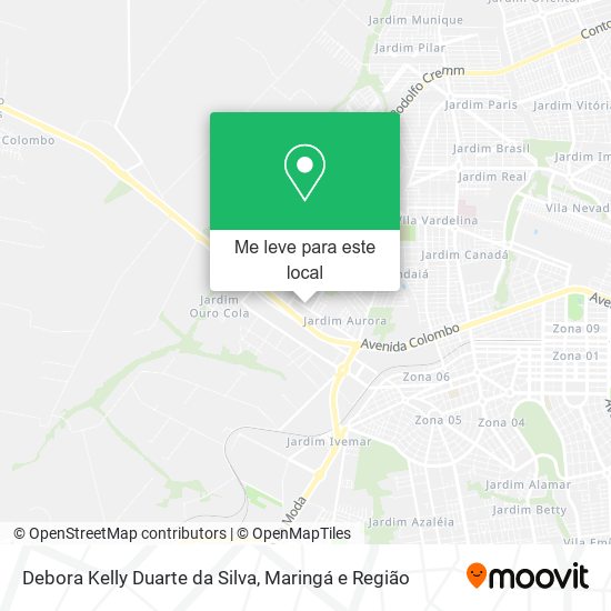 Debora Kelly Duarte da Silva mapa