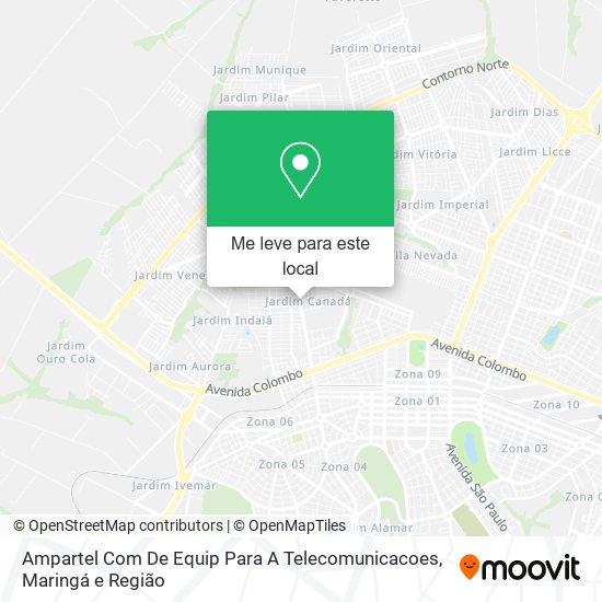 Ampartel Com De Equip Para A Telecomunicacoes mapa