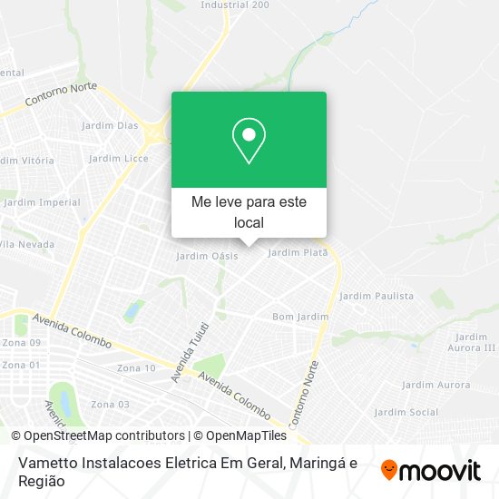 Vametto Instalacoes Eletrica Em Geral mapa