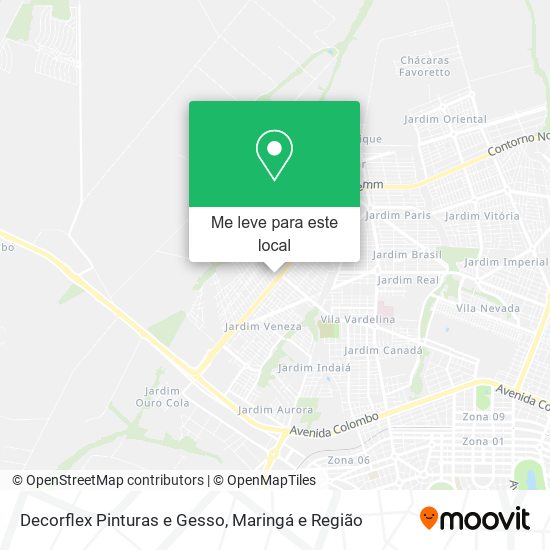 Decorflex Pinturas e Gesso mapa