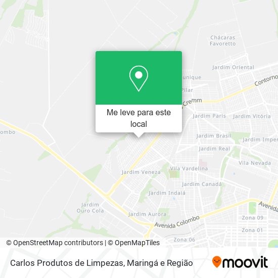 Carlos Produtos de Limpezas mapa