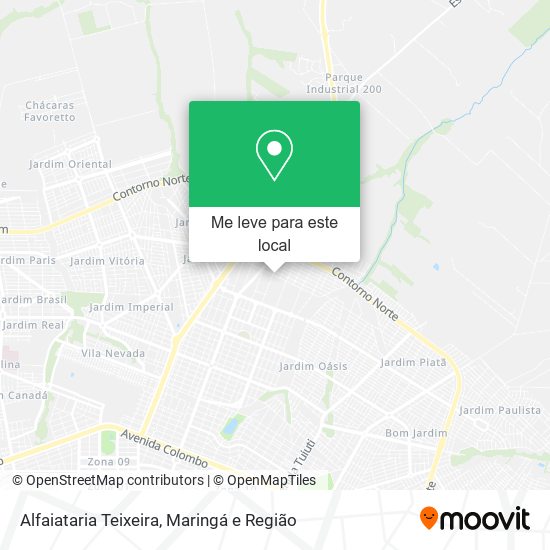 Alfaiataria Teixeira mapa