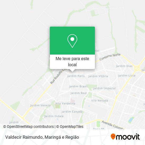 Valdecir Raimundo mapa