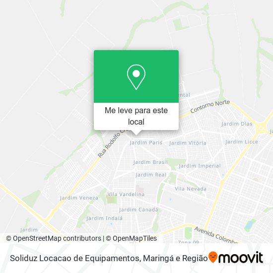 Soliduz Locacao de Equipamentos mapa