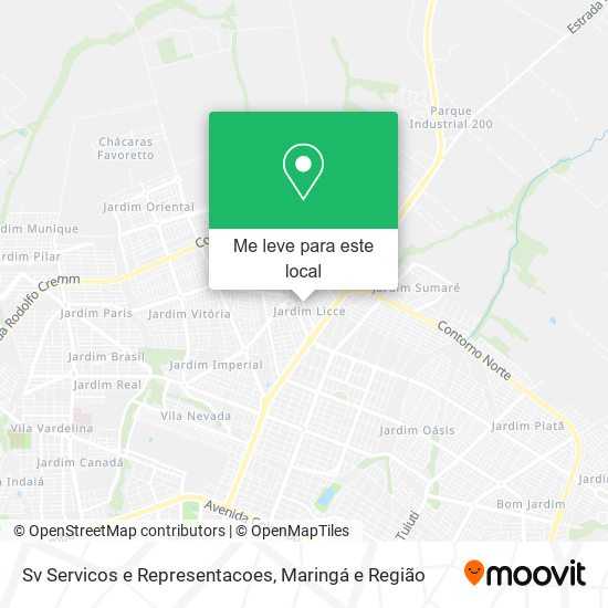 Sv Servicos e Representacoes mapa