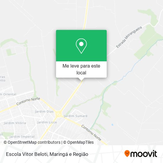 Escola Vitor Beloti mapa