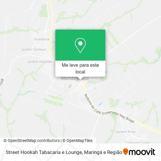 Street Hookah Tabacaria e Lounge mapa