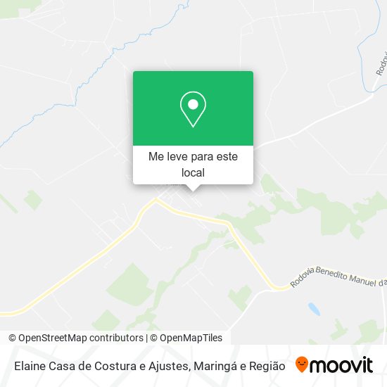 Elaine Casa de Costura e Ajustes mapa