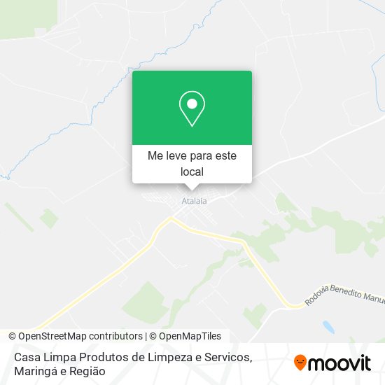 Casa Limpa Produtos de Limpeza e Servicos mapa