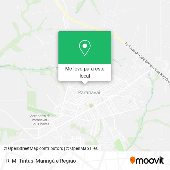 R. M. Tintas mapa